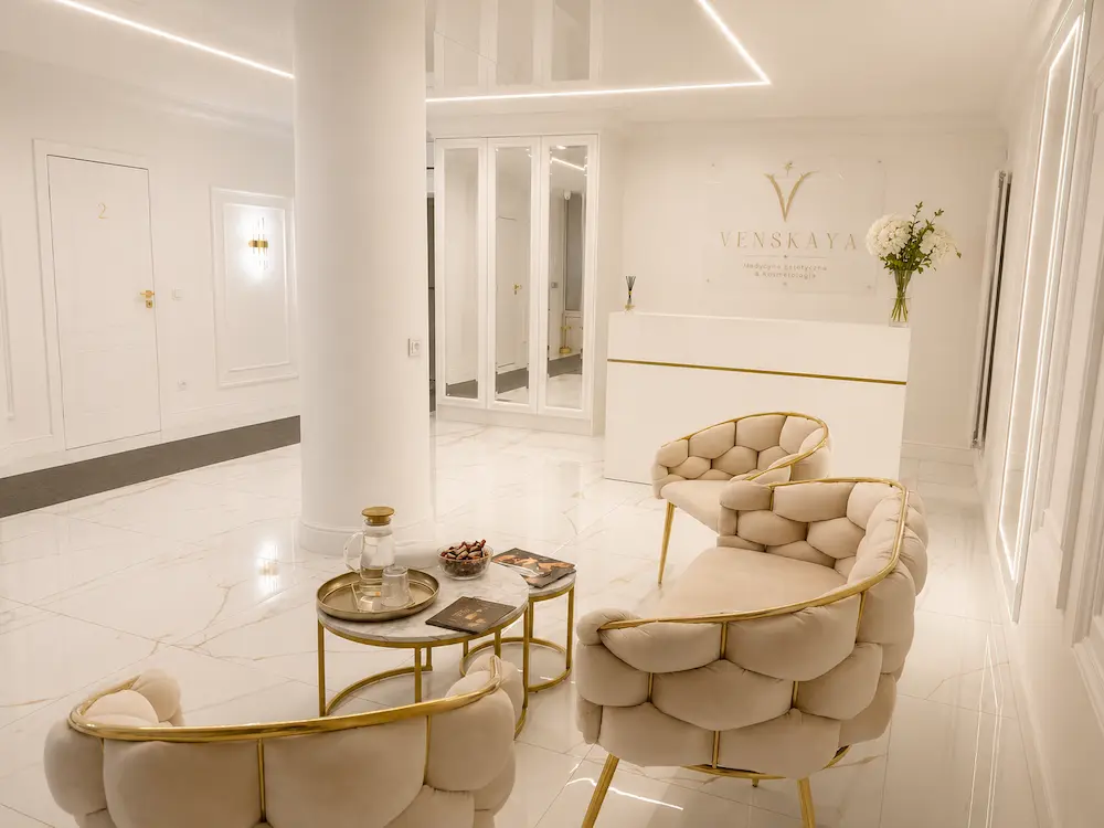 Katarzyna Wienskaja Warszawa Praga, wnętrze gabinetu Venskaya Esthetic & Beauty